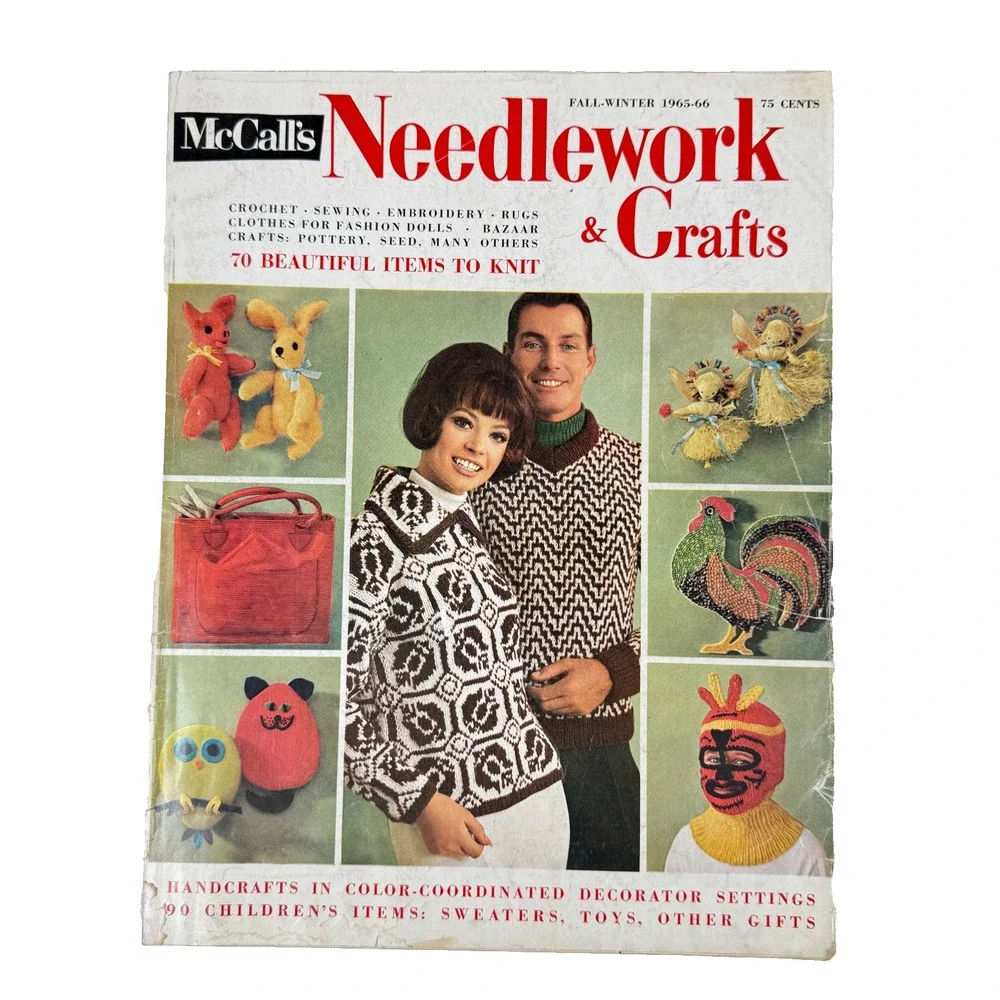 McCall's Needlework & Crafts, Fall-Winter 1965-66 Vintage magazine